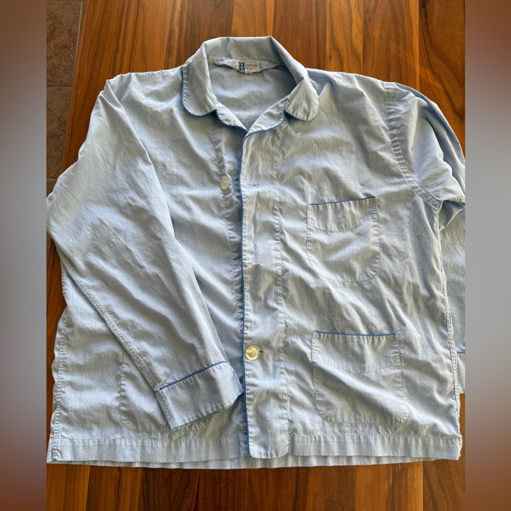 Lanvin Sky Blue Casual Shirt